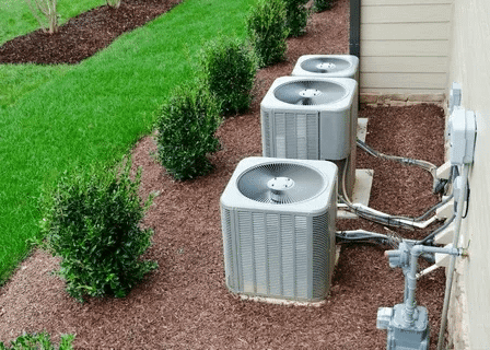 Outdoor central air conditioner units that require higher wattage generators to run.