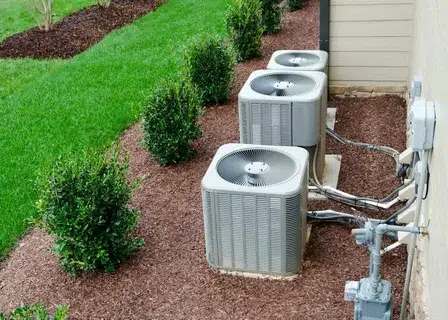 Outdoor central air conditioner units that require higher wattage generators to run.