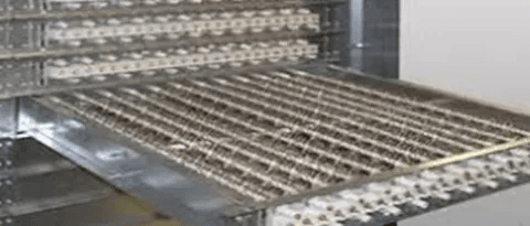 Resistor load bank cooling system showing ventilated grid for heat dissipation