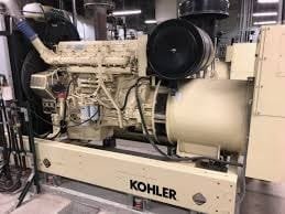 Kohler diesel generator set installed for standby power supply.