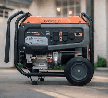 Generac PowerRush 6500 watt generator for high demand appliances
