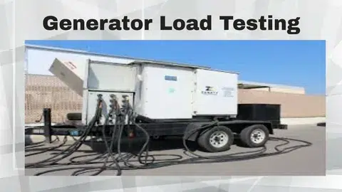 Portable load bank used for generator load testing requirements