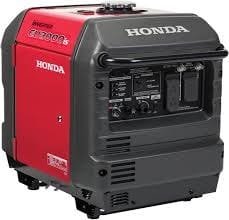 Honda EU3000iS inverter generator providing stable power for sensitive electronics and home backup.