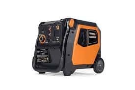 Portable inverter generator for continuous running with fuel efficiency and quiet performance.