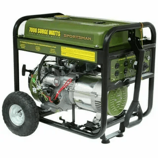 Sportsman 7000 surge watt generator in green color