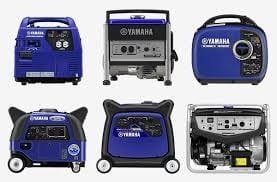 Multiple Yamaha inverter generator models designed for quiet, efficient, and portable power supply.